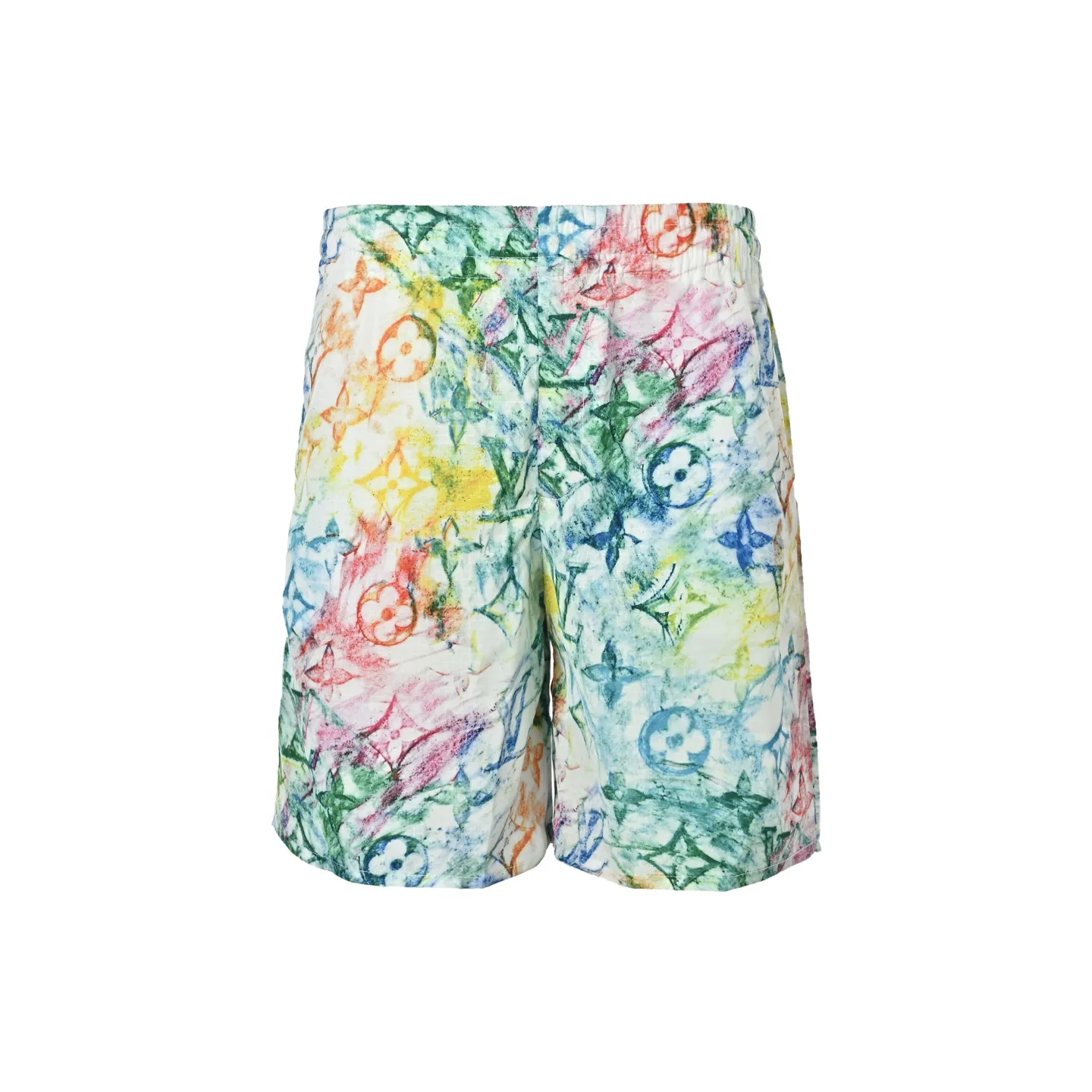Louis Vuitton/Louis Vuitton 21ss crayon graffiti nylon beach shorts